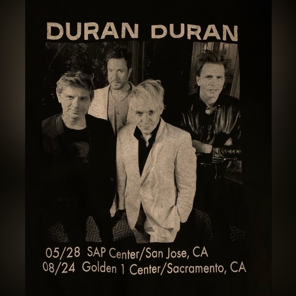 Duran Duran Concert T-shirt medium size black - Picture 2 of 4